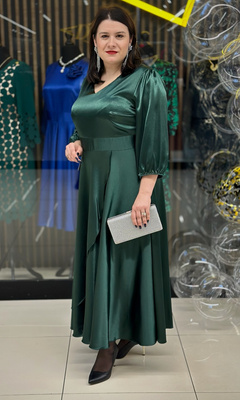 MIDI mesh dress ECRU ROSE size 42-50 NEW