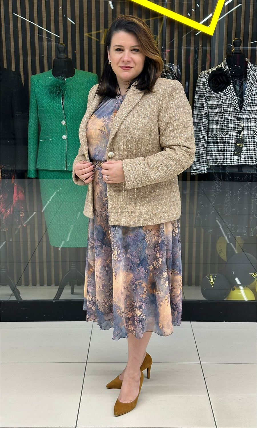 Mesh dress - 42-52 NEW