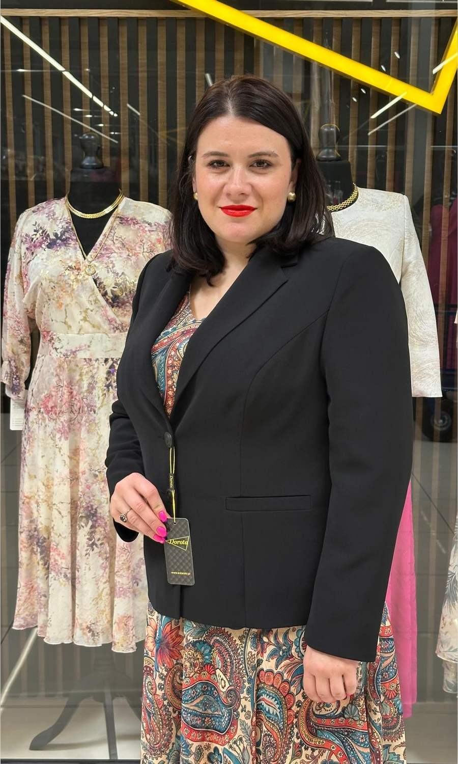 Classic black jacket - size 42-52