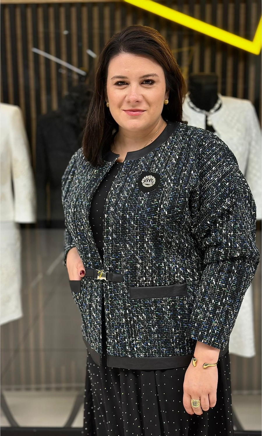 Dark pink chanel jacket - size 42-52