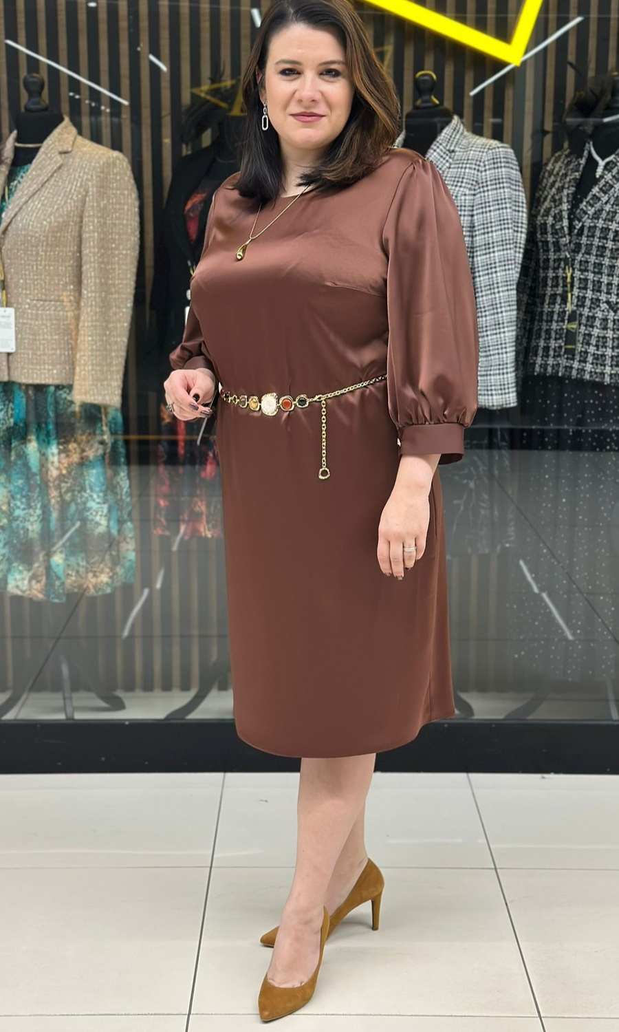 Mesh dress - 42-52  NEW