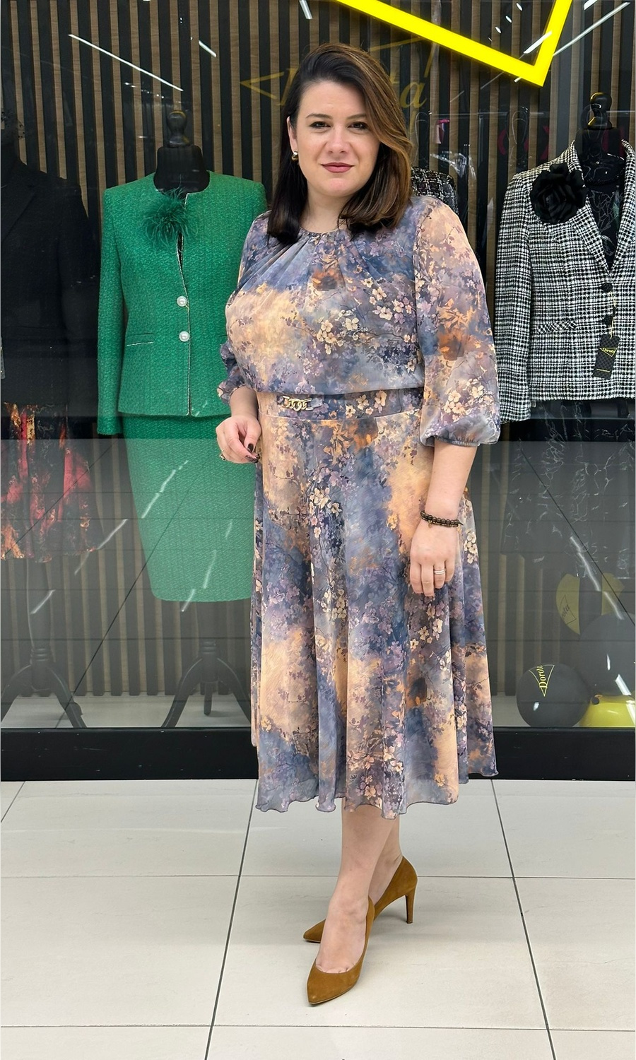 Mesh dress - 42-52  NEW